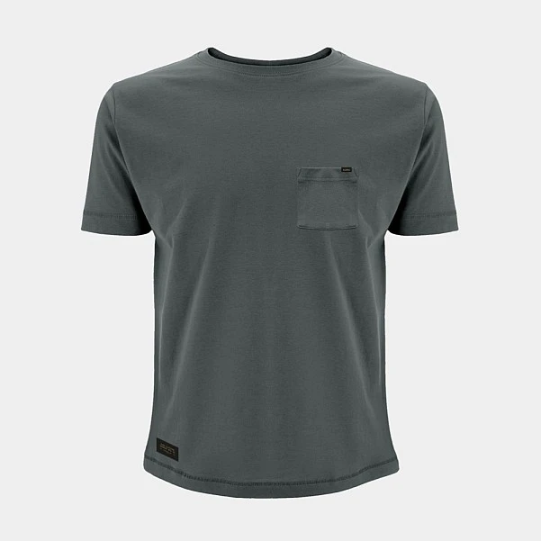 KUMU Heavyweight Pocket Tee Slate Grey T-Shirt L