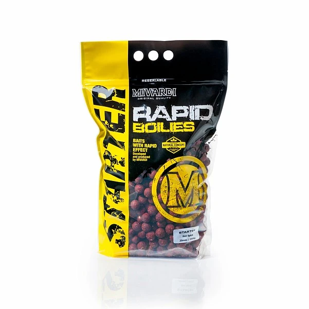 Mivardi Rapid Boilies Starter - Hot Spice 24mm / 3.5kg