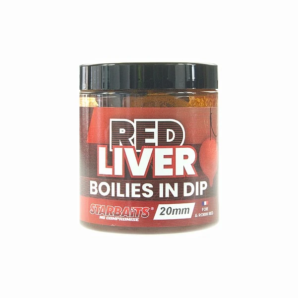 Starbaits PC Boilies in Dip - Red Liver 20mm