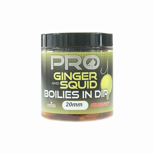 Starbaits Probiotic Boilies in Dip - Ginger Squid 20mm