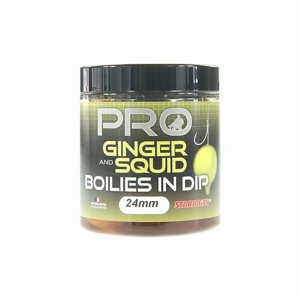 Starbaits Probiotic Boilies in Dip - Ginger Squid 24mm
