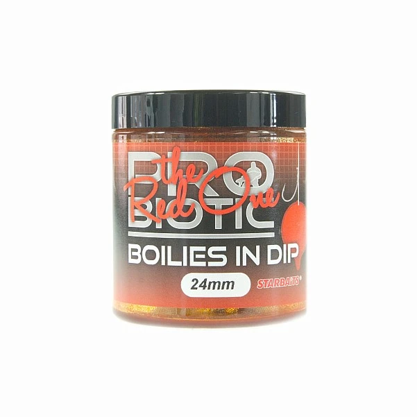 Starbaits Probiotic Boilies in Dip - Red One 24mm