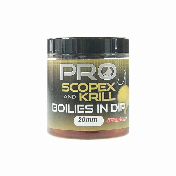 Starbaits Probiotic Boilies in Dip - Scopex Krill 20mm