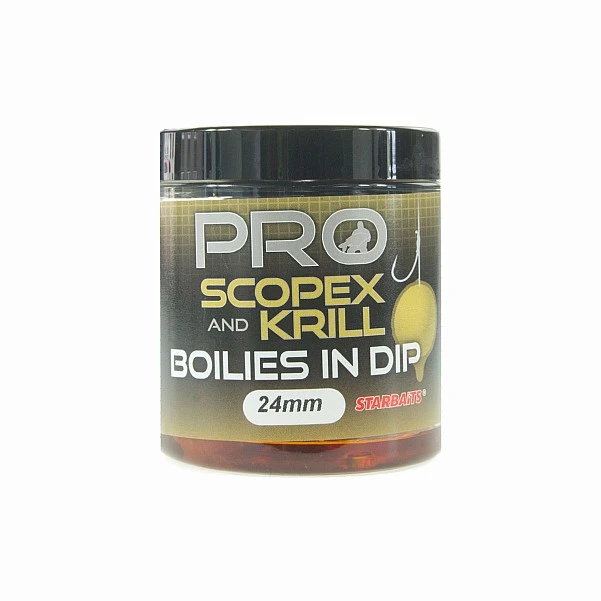 Starbaits Probiotic Boilies in Dip - Scopex Krill 24mm
