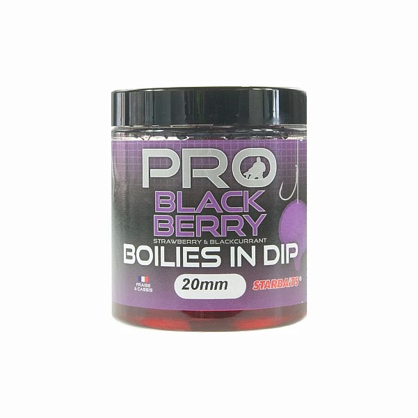 Starbaits Probiotic Boilies in Dip - Blackberry 20mm
