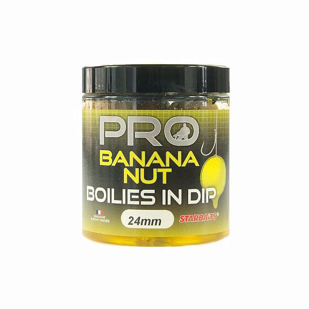 Starbaits Probiotic Boilies in Dip - Banana Nut 24mm