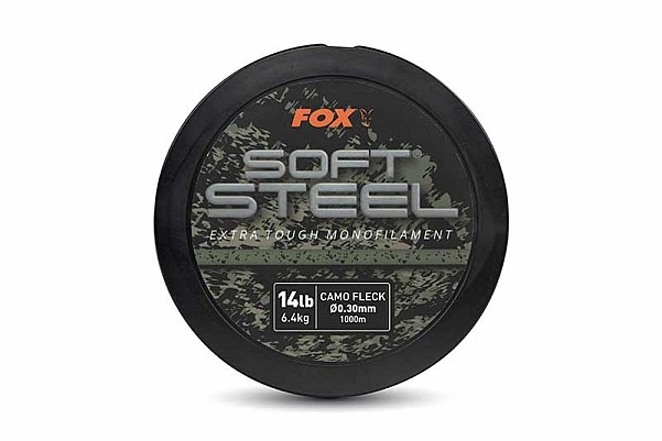 Fox Soft Steel Fleck Camo Monoversione 0.30mm / 14lb (6.4kg) x 1000m - MPN: CML199 - EAN: 5056212184781