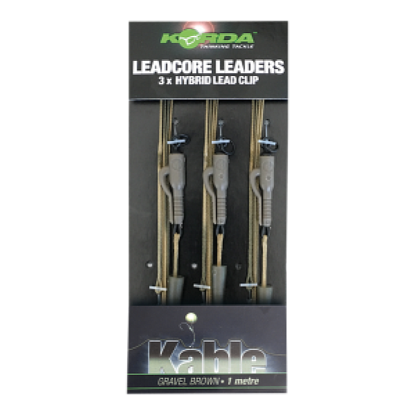 Korda Leadcore Leaders Hybrid Lead Clipkolor Weed/Silt - MPN: LLHCW - EAN: 5060062116557