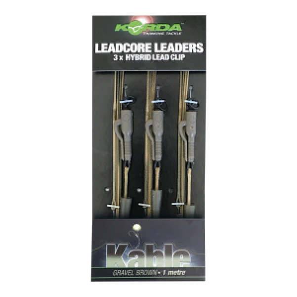 Korda Leadcore Leaders Hybrid Lead Clip Erba/Fango
