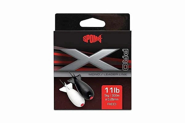 Spomb X Pro Mono Red 0.26mm / 11lbs / 300m