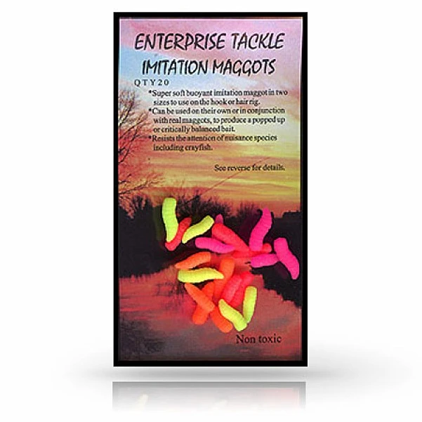 EnterpriseTackle Immitation Maggots mixed fluoro