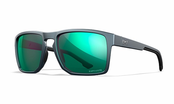WileyX FOUNDER Captivate Polarized Green Mirror Amber Matte Graphite Frameколір Captivate Polarized Green Mirror Amber - MPN: AC6FND07