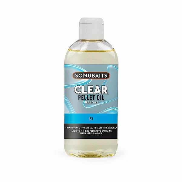 Sonubaits Clear Pellet Oil - F1 200ml