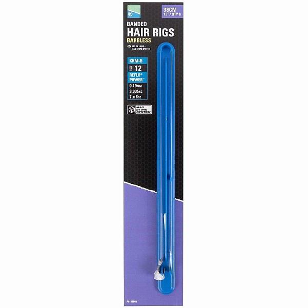 Preston Innovations KKM-B Banded Hair Rig Barbless - 38cm 16 / 0.17mm (3.09kg) / 38cm Preston Innovations KKM-B Banded Hair Rig Barbless - 38cm 16 / 0.17mm (3.09kg) / 38cm