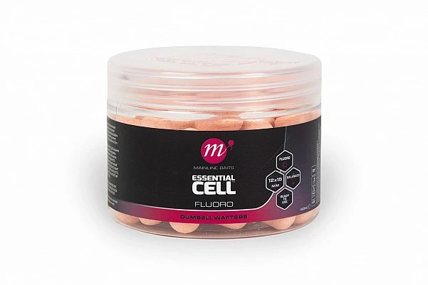 Mainline Essential Cell Fluoro Dumbell Wafters - Pink 12x15mm
