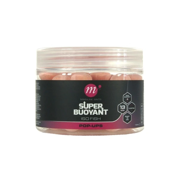 Mainline ISO Fish Super Buoyant Pop-Ups - Pink 13mm