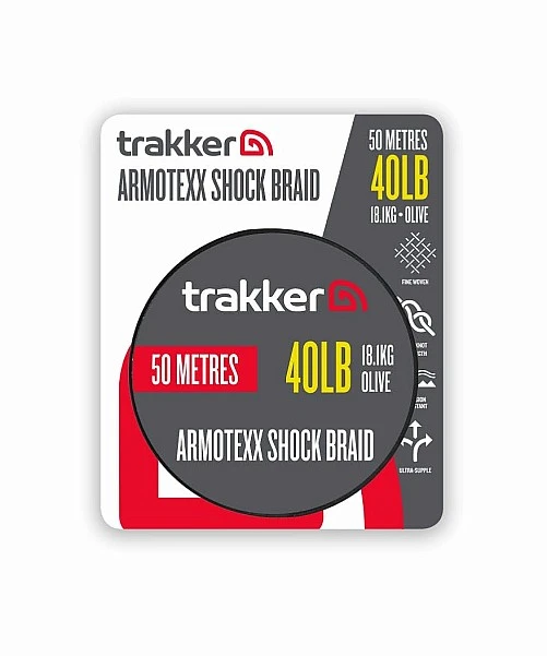Trakker Armotexx Shock Braid 40lb (18.1kg) / 50m