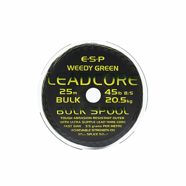 ESP LeadCore 45lbkolor/długość zielony / 25m - MPN: ELLC045BW - EAN: 5055394203747