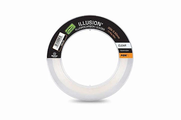 Fox Illusion Fluorocarbon Leader Clear 30lb 13.6 kg (0.50 mm)