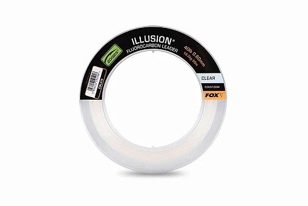 Fox Illusion Fluorocarbon Leader Clear 40lb 18.2 kg (0.60 mm)