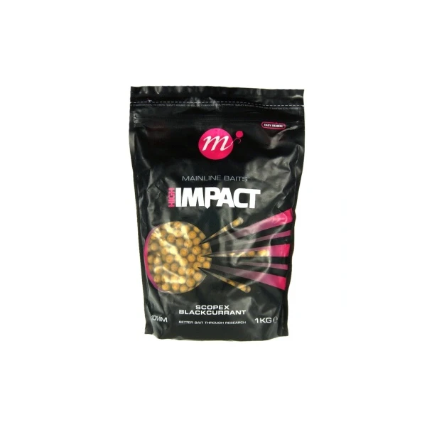 Mainline High Impact Boilies - Scopex & Blackcurrant 10 мм - 1 кг