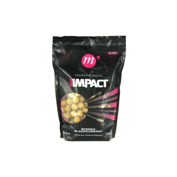 Mainline High Impact Boilies - Scopex & Blackcurrant 20 мм - 1 кг