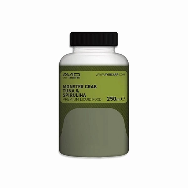 Avid Carp Monster Crab, Tuna & Spirulina Liquid Food 250ml