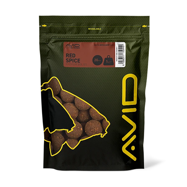 Avid Carp Red Spice Boilies 20 mm - 1 kg