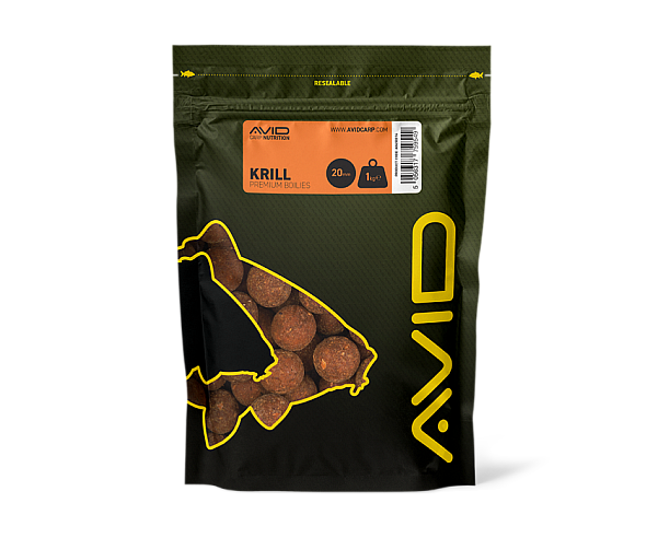 Avid Carp Krill Boiliestamaño 20 mm - 1 kg - MPN: A0650016 - EAN: 5056317759549