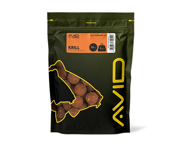 Avid Carp Krill Boilies 20 mm - 1 kg