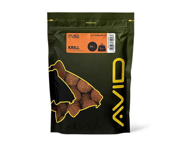 Avid Carp Krill Boilies 24 mm - 1 kg