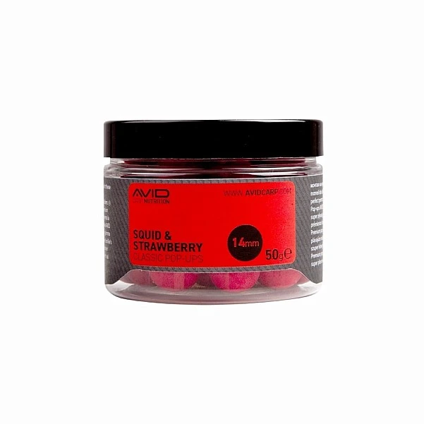 Avid Carp Squid & Strawberry Pop-Ups 14mm