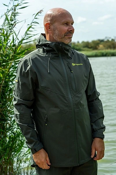 RidgeMonkey APEarel ThermaPro Waterproof Shell Coat - Green XXXL