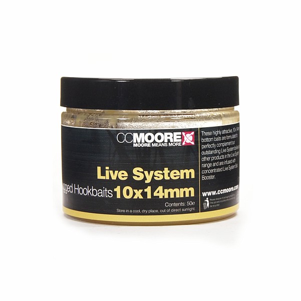 CcMoore Glugged Hookbaits - Live Systemmisurare 10 x 14 mm - MPN: 95308 - EAN: 634158436147