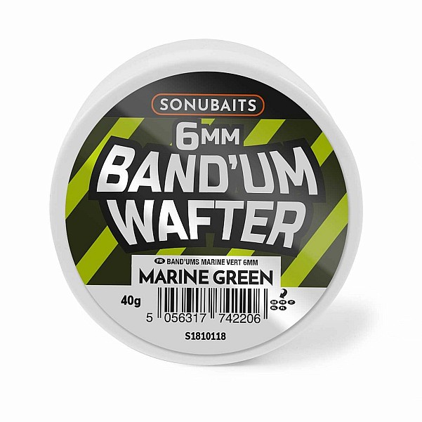 Sonubaits Bandum Wafters - Marine Greendydis 6mm - MPN: S1810118 - EAN: 5056317742206