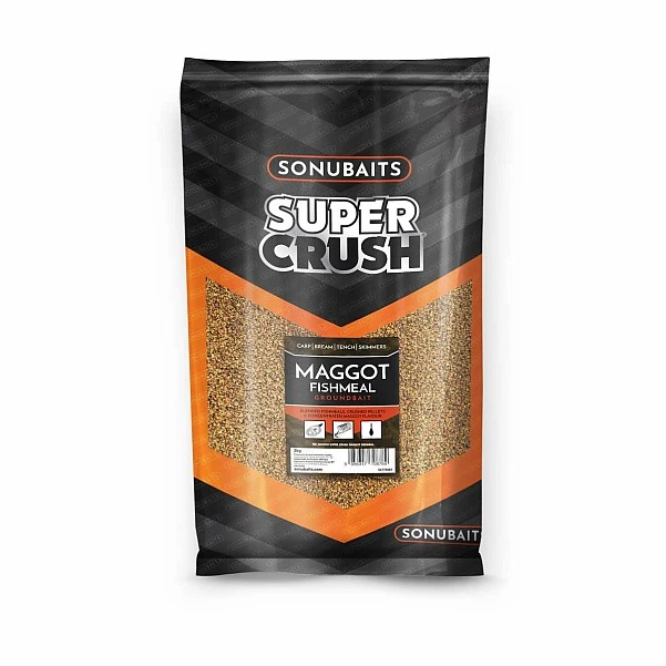 Sonubaits Supercrush Groundbait - Maggot Fishmeal - USZKODZONE OPAKOWANIE 2kg