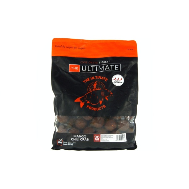 UltimateProducts Top Range Boilies - Mango Chili Crabsize 30 mm / 1 kg - EAN: 5903855434738