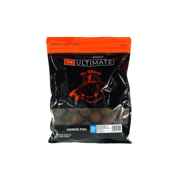 UltimateProducts Top Range Boilies - Marine Fishvelikost 30 mm / 1 kg - EAN: 5903855434912
