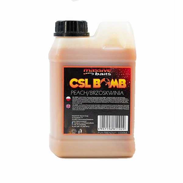 Massive Baits CSL Boomb - Peach 1000 ml