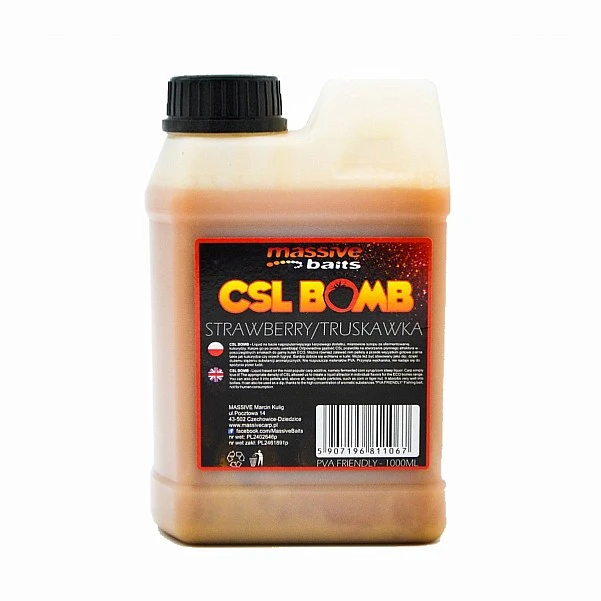 Massive Baits CSL Boomb - Strawberry 1000 ml