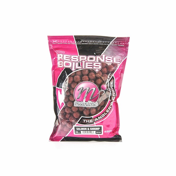 Mainline Response Range Boilies - Salmon & Shrimpconfezione 15 mm-450g - MPN: M01024 - EAN: 5060509810963