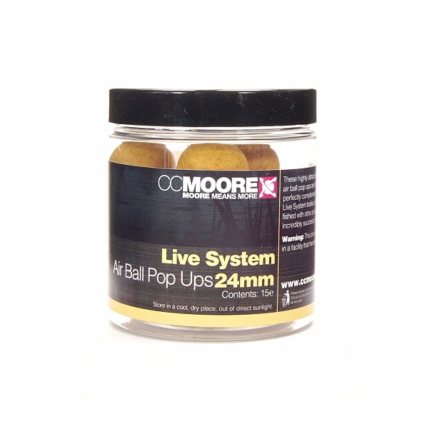 CcMoore Air Ball Pop-Ups - LIVE SYSTEM - TRUMPAS GALIOJIMO LAIKASdydis 24 mm - EAN: 200000095536