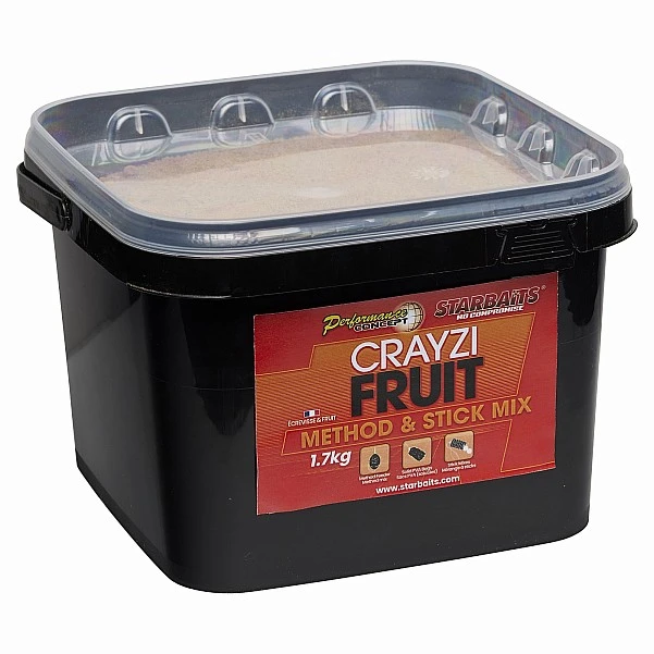 Starbaits PC Method & Stick Mix - Crayzi Fruit 1,7 kg