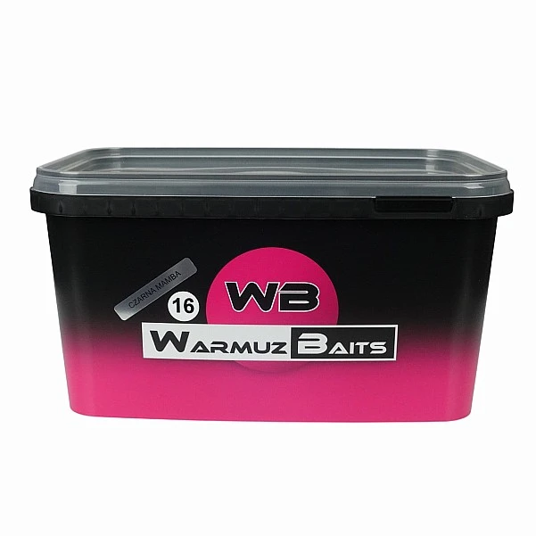 WarmuzBaits - Fekete Mamba Etetőgolyók 16 mm / 3kg (vödör)