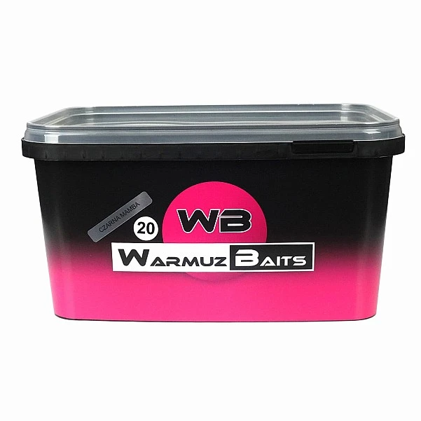 WarmuzBaits - Fekete Mamba Etetőgolyók 20 mm / 3kg (vödör)