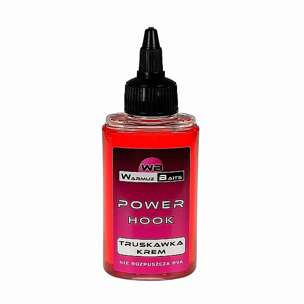 WarmuzBaits Power HOOK - Truskawka Krem 90ml