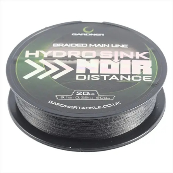 Gardner Hydro-Sink Noir Distance BraidModell 20lb / 0.28mm / 600m - MPN: XHS20NB - EAN: 5060573464994