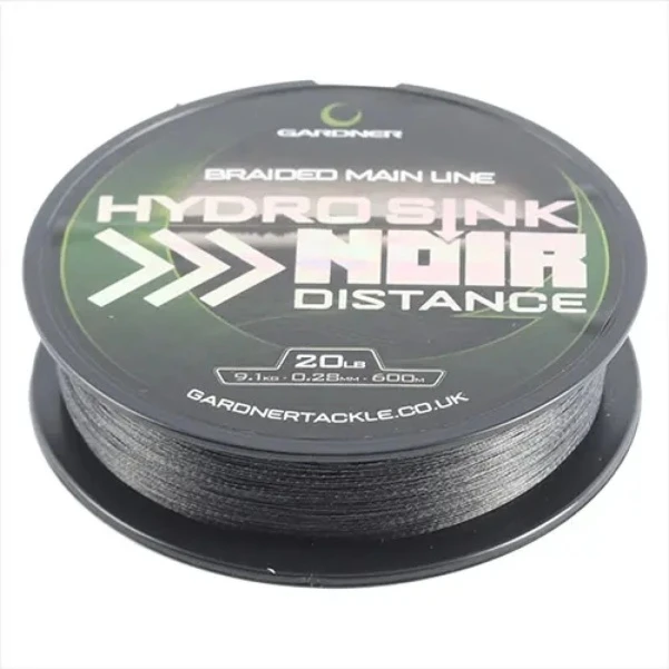 Gardner Hydro-Sink Noir Distance Braid 20lb / 0.28mm / 600m