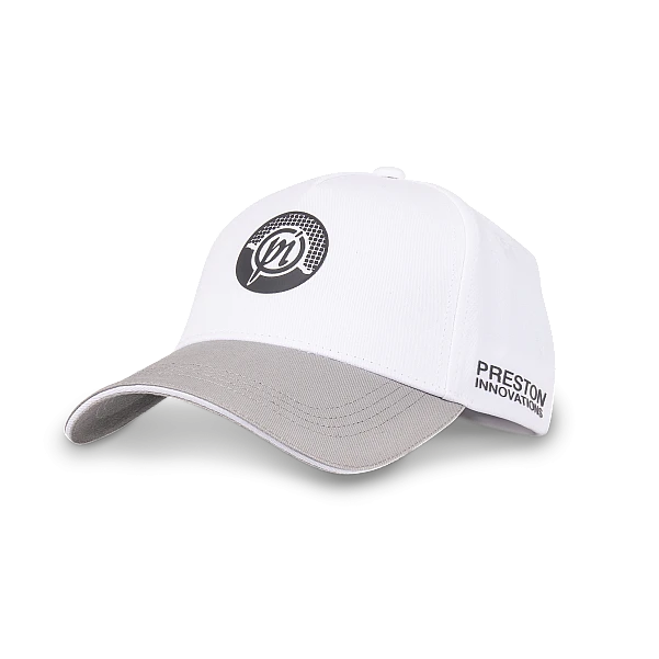 Preston Innovations White PI Logo Cap