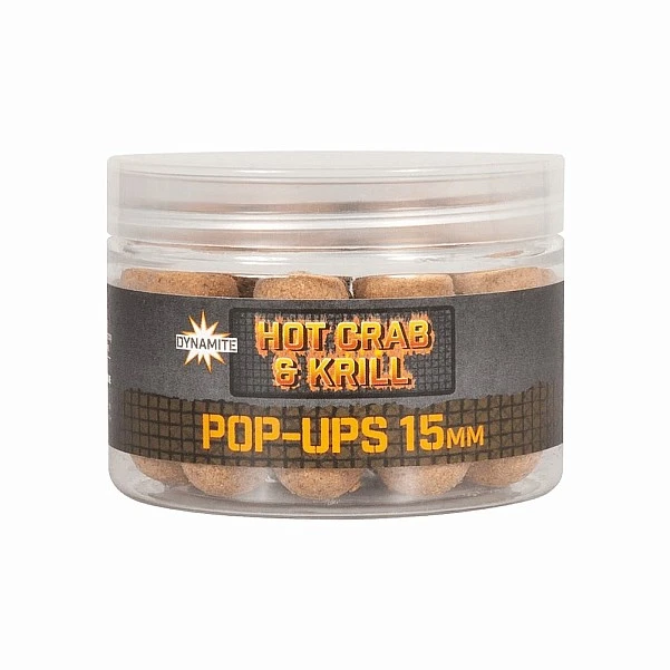 DynamiteBaits Foodbait Pop-Ups 15mm - Hot Crab & Krill 15 mm